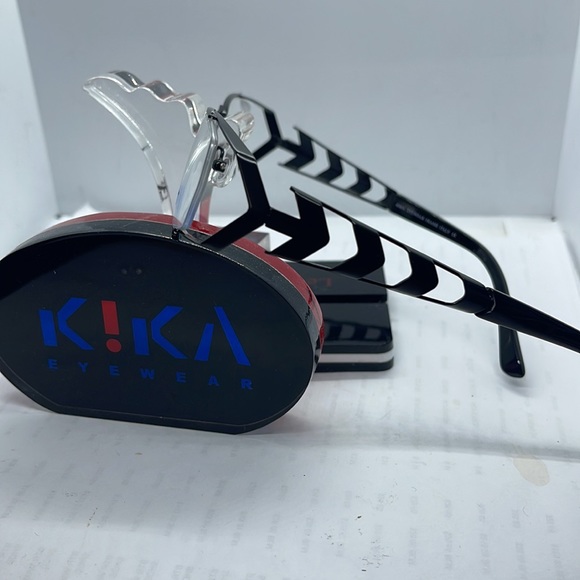 Brand New Mens Eyeglass Frame by Kika Eyewear Vintage style KE206 Brown - Picture 3 of 11